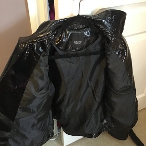 Black Patent Leather Jacket - Picture 4 of 5
